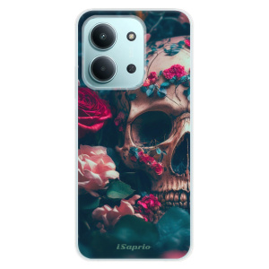Silikonový kryt iSaprio - Xiaomi Redmi 15C - Skull in Roses