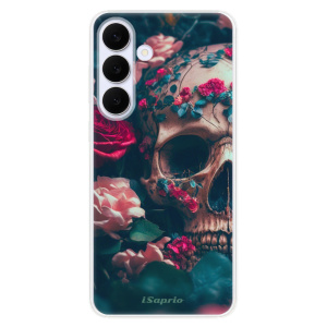 Silikonový kryt iSaprio - Samsung Galaxy S25 FE - Skull in Roses