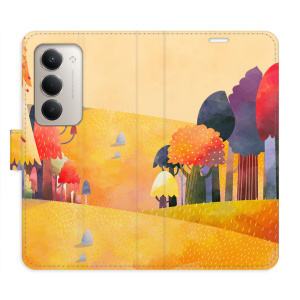 Flip pouzdro iSaprio - Xiaomi Redmi 15 - Autumn Forest s kapsičkami na karty
