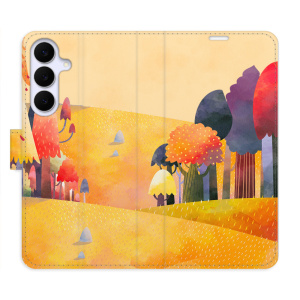 Flip pouzdro iSaprio - Samsung Galaxy S25 FE - Autumn Forest s kapsičkami na karty