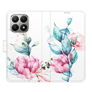Flip pouzdro iSaprio - Xiaomi 15T - Beautiful Flower s kapsičkami na karty