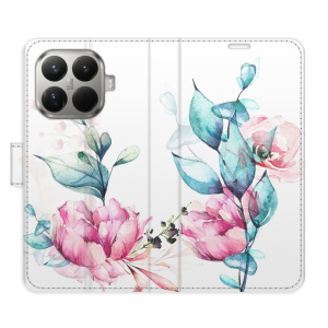 Flip pouzdro iSaprio - Xiaomi 15T Pro - Beautiful Flower s kapsičkami na karty