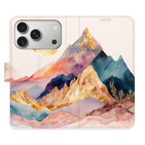 Flip pouzdro iSaprio - Apple iPhone 17 Pro - Beautiful Mountains s kapsičkami na karty