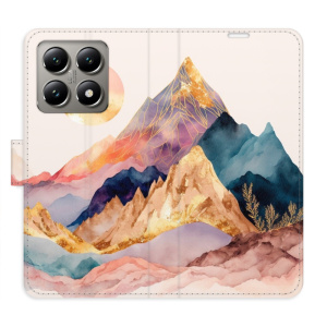 Flip pouzdro iSaprio - Xiaomi 14T - Beautiful Mountains s kapsičkami na karty