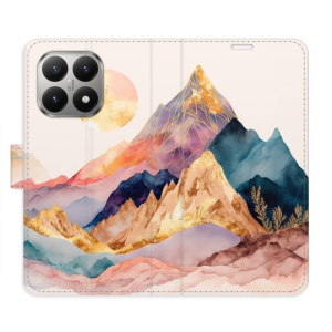 Flip pouzdro iSaprio - Xiaomi 15T - Beautiful Mountains s kapsičkami na karty