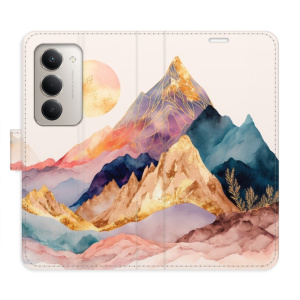 Flip pouzdro iSaprio - Xiaomi Redmi 15 - Beautiful Mountains s kapsičkami na karty