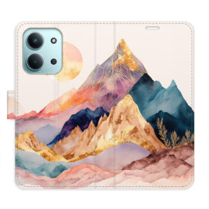 Flip pouzdro iSaprio - Xiaomi Redmi 15C - Beautiful Mountains s kapsičkami na karty