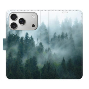 Flip pouzdro iSaprio - Apple iPhone 17 Pro - Dark Forest s kapsičkami na karty