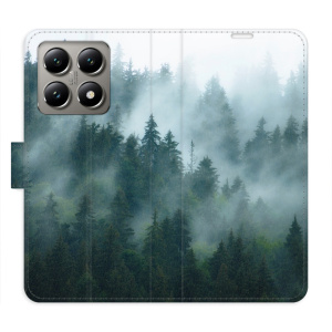 Flip pouzdro iSaprio - Xiaomi 14T Pro - Dark Forest s kapsičkami na karty