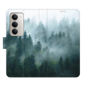Flip pouzdro iSaprio - Xiaomi Redmi 15 - Dark Forest s kapsičkami na karty