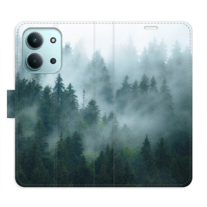 Flip pouzdro iSaprio - Xiaomi Redmi 15C - Dark Forest s kapsičkami na karty
