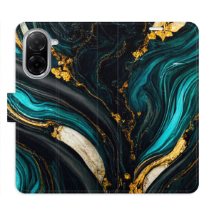 Flip pouzdro iSaprio - Xiaomi Redmi A5 - Dark Paint s kapsičkami na karty