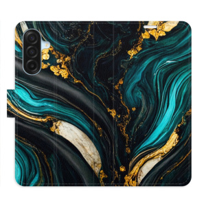 Flip pouzdro iSaprio - Samsung Galaxy A17 / A17 5G - Dark Paint s kapsičkami na karty