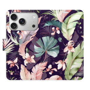 Flip pouzdro iSaprio - Apple iPhone 17 Pro - Flower Pattern 08 s kapsičkami na karty