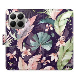 Flip pouzdro iSaprio - Xiaomi 15T Pro - Flower Pattern 08 s kapsičkami na karty