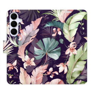 Flip pouzdro iSaprio - Samsung Galaxy S25 FE - Flower Pattern 08 s kapsičkami na karty