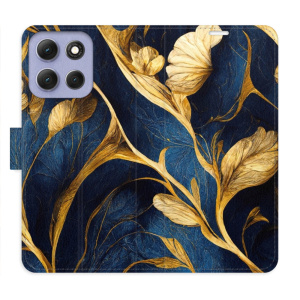 Flip pouzdro iSaprio - Motorola Moto G86 5G - GoldBlue s kapsičkami na karty