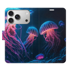 Flip pouzdro iSaprio - Apple iPhone 17 Pro - Medůzy s kapsičkami na karty