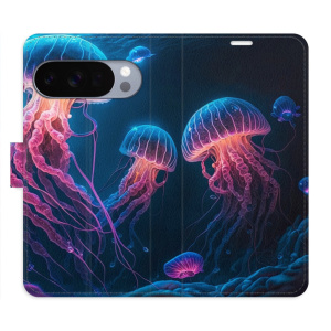 Flip pouzdro iSaprio - Google Pixel 10 / 10 Pro - Medůzy s kapsičkami na karty