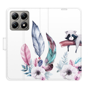 Flip pouzdro iSaprio - Xiaomi 14T Pro - Lazy day 02 s kapsičkami na karty