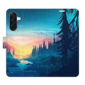 Flip pouzdro iSaprio - Samsung Galaxy A17 / A17 5G - Magical Landscape s kapsičkami na karty