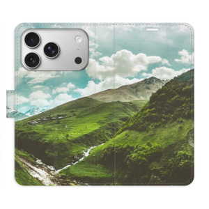 Flip pouzdro iSaprio - Apple iPhone 17 Pro - Mountain Valley s kapsičkami na karty