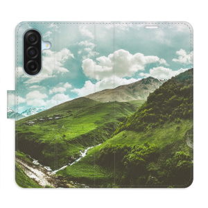 Flip pouzdro iSaprio - Samsung Galaxy A17 / A17 5G - Mountain Valley s kapsičkami na karty