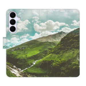 Flip pouzdro iSaprio - Samsung Galaxy S25 FE - Mountain Valley s kapsičkami na karty