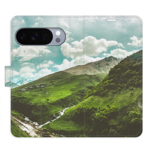 Flip pouzdro iSaprio - Google Pixel 10 / 10 Pro - Mountain Valley s kapsičkami na karty