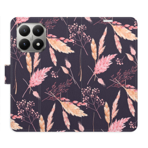 Flip pouzdro iSaprio - Xiaomi 15T - Ornamental Flowers 02 s kapsičkami na karty
