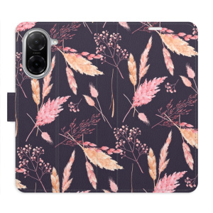 Flip pouzdro iSaprio - Xiaomi Redmi A5 - Ornamental Flowers 02 s kapsičkami na karty