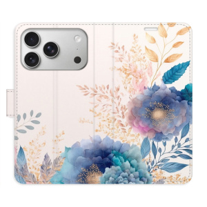 Flip pouzdro iSaprio - Apple iPhone 17 Pro - Ornamental Flowers 03 s kapsičkami na karty