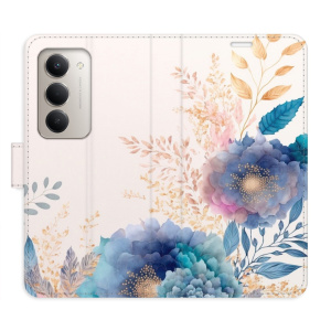 Flip pouzdro iSaprio - Xiaomi Redmi 15 - Ornamental Flowers 03 s kapsičkami na karty