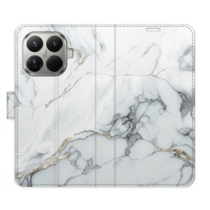 Flip pouzdro iSaprio - Xiaomi 15T Pro - SilverMarble 15 s kapsičkami na karty