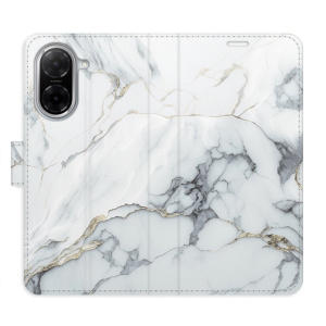 Flip pouzdro iSaprio - Xiaomi Redmi A5 - SilverMarble 15 s kapsičkami na karty