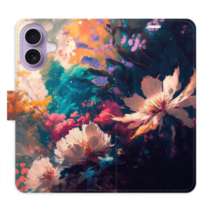 Flip pouzdro iSaprio - Apple iPhone 17 - Spring Flowers s kapsičkami na karty