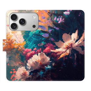Flip pouzdro iSaprio - Apple iPhone 17 Pro - Spring Flowers s kapsičkami na karty