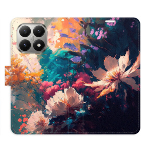 Flip pouzdro iSaprio - Xiaomi 15T - Spring Flowers s kapsičkami na karty
