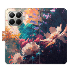 Flip pouzdro iSaprio - Xiaomi 15T Pro - Spring Flowers s kapsičkami na karty