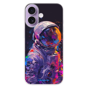 Silikonový kryt iSaprio - Apple iPhone 17 - Neon Astronaut