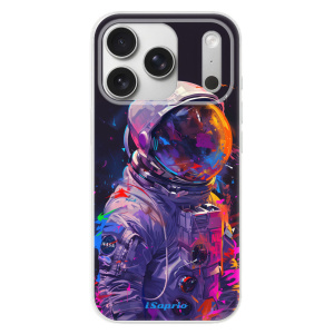 Silikonový kryt iSaprio - Apple iPhone 17 Pro - Neon Astronaut