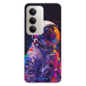 Silikonový kryt iSaprio - Xiaomi Redmi 15 - Neon Astronaut