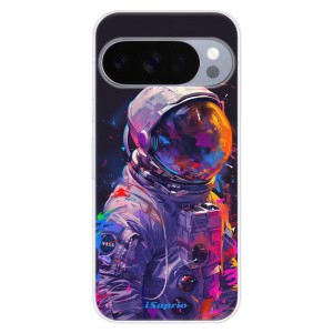 Silikonový kryt iSaprio - Google Pixel 10 / 10 Pro - Neon Astronaut