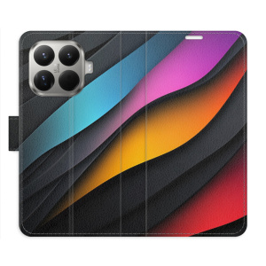 Flip pouzdro iSaprio - Xiaomi 15T Pro - Color Waves s kapsičkami na karty
