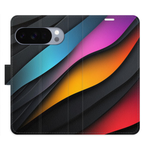 Flip pouzdro iSaprio - Google Pixel 10 / 10 Pro - Color Waves s kapsičkami na karty