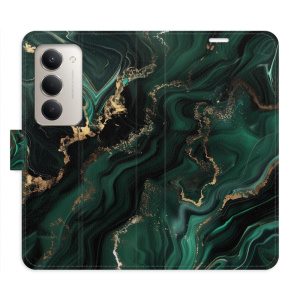 Flip pouzdro iSaprio - Xiaomi Redmi 15 - Emerald 02 s kapsičkami na karty