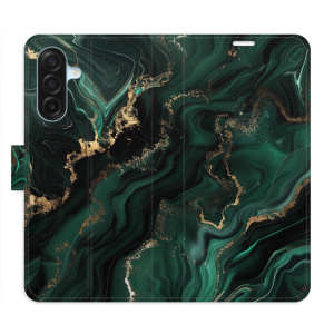 Flip pouzdro iSaprio - Samsung Galaxy A17 / A17 5G - Emerald 02 s kapsičkami na karty