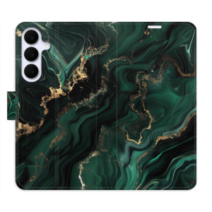 Flip pouzdro iSaprio - Samsung Galaxy S25 FE - Emerald 02 s kapsičkami na karty