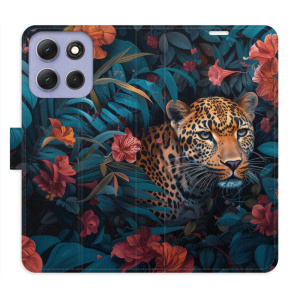 Flip pouzdro iSaprio - Motorola Moto G86 5G - Flower Jaguar 02 s kapsičkami na karty