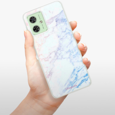 Silikonový obal iSaprio - Motorola Moto G54 5G - Raibow Marble 10
